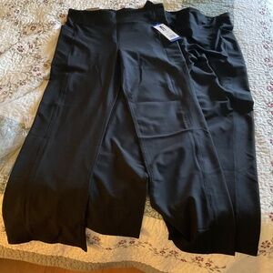 NWT BLACK LG 32 DEGREES COOL PANTS (plus 1 pr washed, but not worn)
